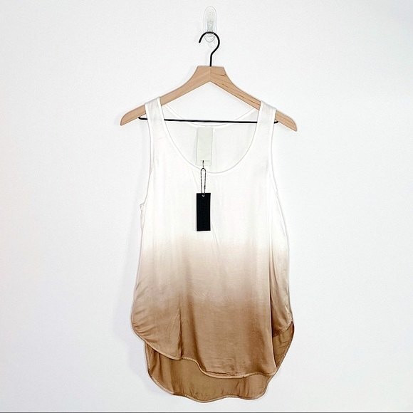 HEATHER BY BORDEAUX Women's Small Tank Top Lightweight 100% Viscose Neutral NEW - Picture 13 of 15